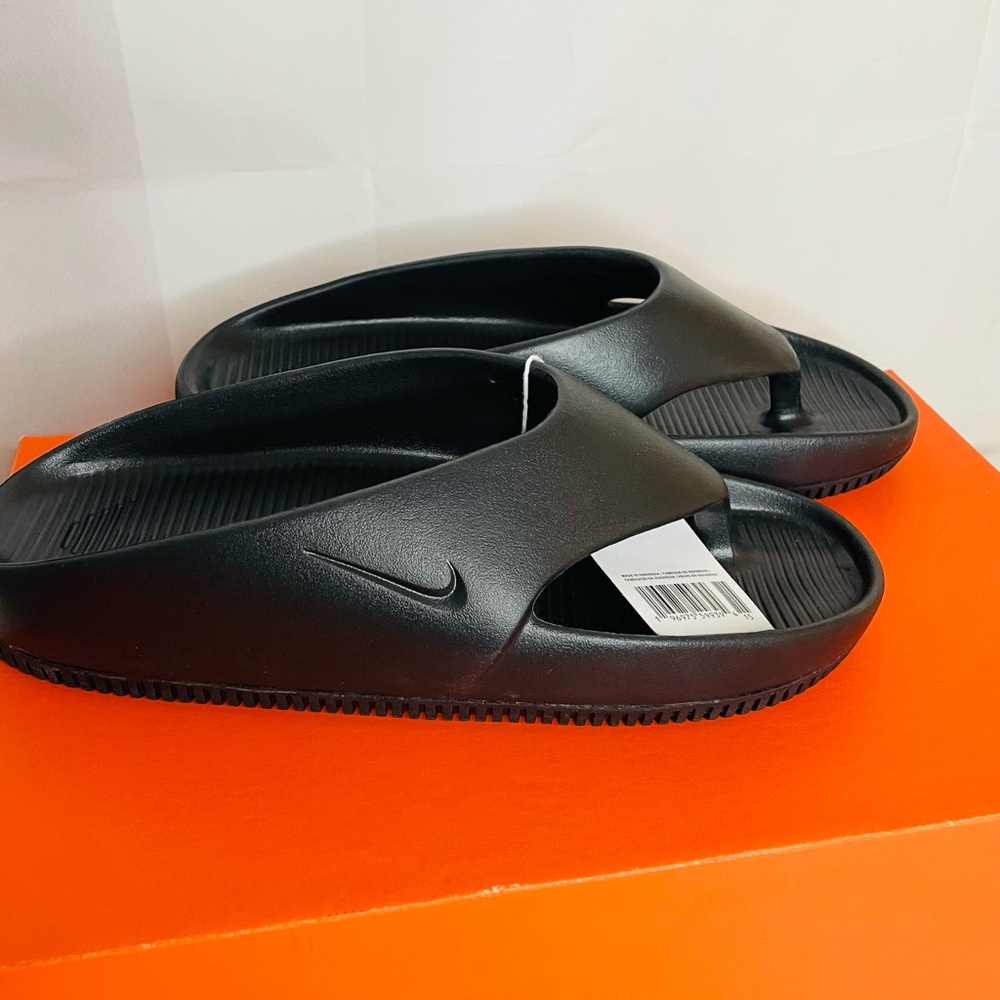 Nike Black Slide Sandals Flip flop  Women's size 7